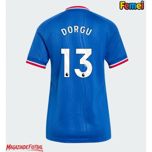 Manchester United Patrick Dorgu #13 Tricou Fotbal Replică 2026-27 Femei Deplasare Manchester United Patrick Dorgu #13 Tricou Fotbal Replică 2026-27 Femei Deplasare